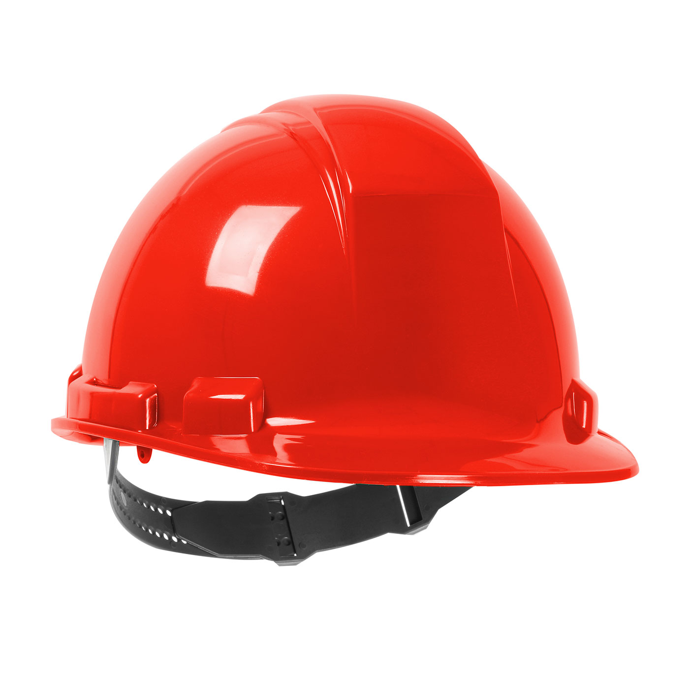 280-HP241 PIP® Dynamic Whistler™ Cap Style Hard Hat with HDPE Shell, 4-Point Textile Suspension and Pin-Lock Adjustment - Red